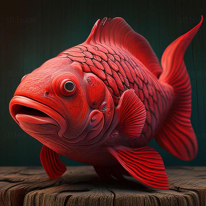 Красная рыба паку